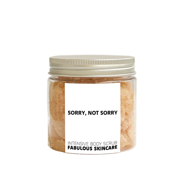 SORRY, NOT SORRY скраб для тіла з ароматом мандарину та карамелі bath_scrub_sorry фото