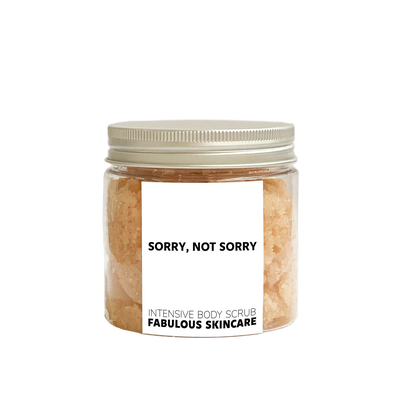 SORRY, NOT SORRY скраб для тіла з ароматом мандарину та карамелі sorryscurb фото